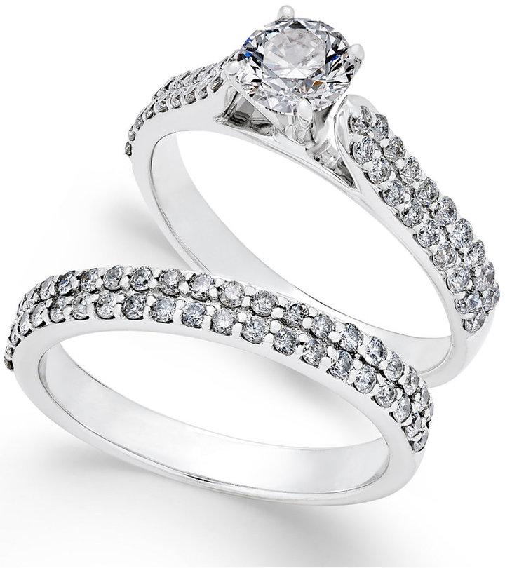 Mariage - Diamond Bridal Set (1-3/8 ct. t.w.) in 14k White Gold