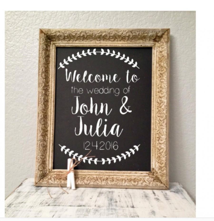 Wedding - Welcome to the wedding of decal-wedding decor-rustic wedding decal-rustic wedding stickers-rustic wedding sign-wedding sign-rustic wedding