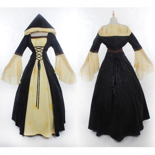 Mariage - Gothic Medieval Victorian Dress for Halloween