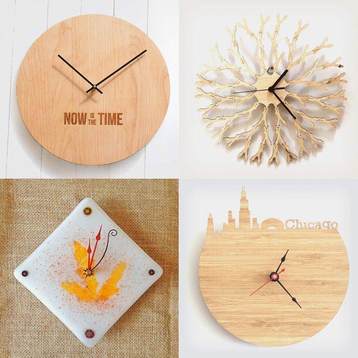 Hochzeit - Handmade Wooden Clocks