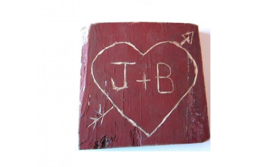 زفاف - Rustic Wedding Signs . personalized wood signs / personalized wedding gifts . heart and arrow . 5th anniversary gifts for her him