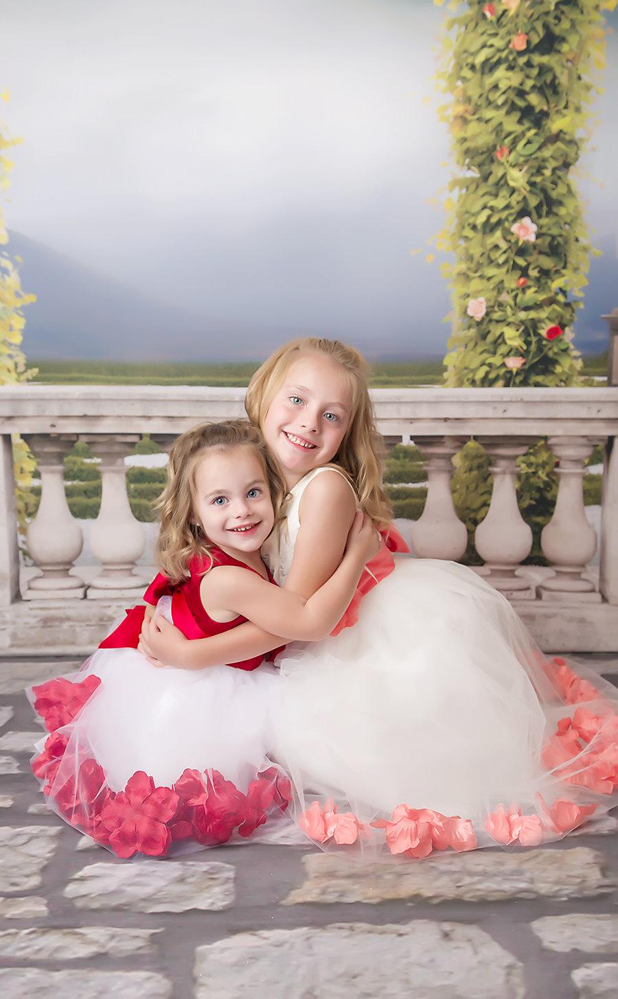 Mariage - Cute Flower Girl Dress Bridesmaid Fall Wedding Toddler Recital Junior Formal Special Occasion Holiday Easter Baptism S M 2 4 6 8 10 12 SBT11