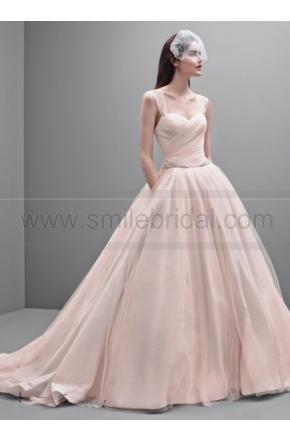 Свадьба - White by Vera Wang Taffeta and Tulle Wedding Dress VW351233