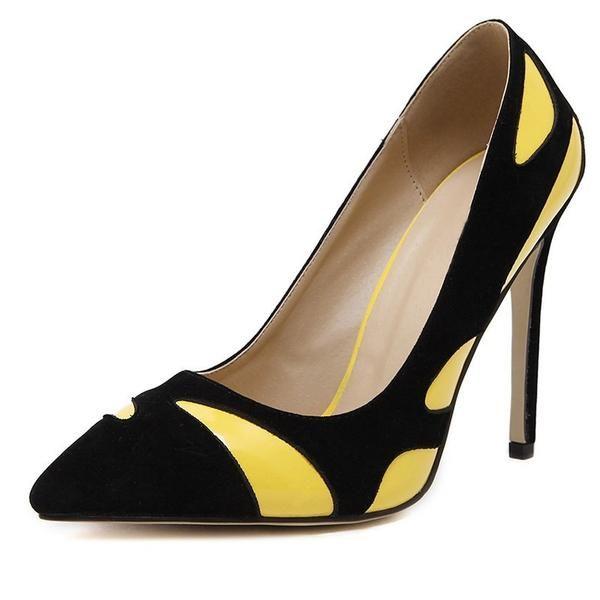 Hochzeit - Women High Heels Shoes Woman Pumps Fashion PU Pointed Toe 10cm Wedding Party Shoes