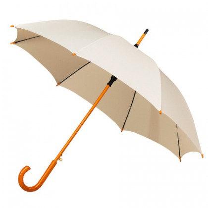 زفاف - Ivory Wooden handle umbrella
