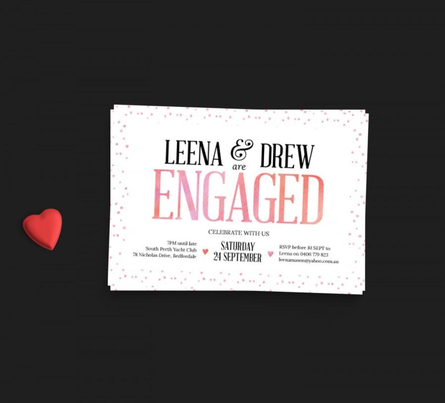 Свадьба - Engagement Invitation
