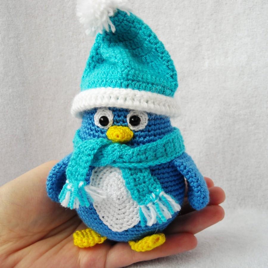 Wedding - amigurumi penguin stuffed penguin crochet penguin decoration gift Knitted penguin Arctic penguin plush penguin Soft toy kawaii penguin toy