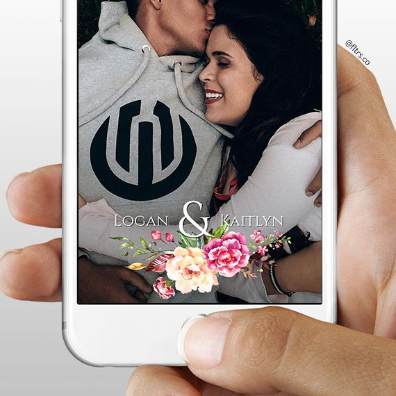 Wedding - Snapchat Geofilter for Weddings or Engagements 
