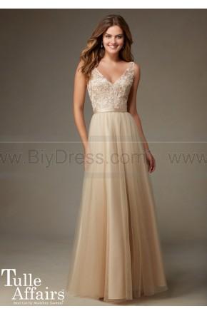 Hochzeit - Mori Lee Bridesmaids Dress Style 134