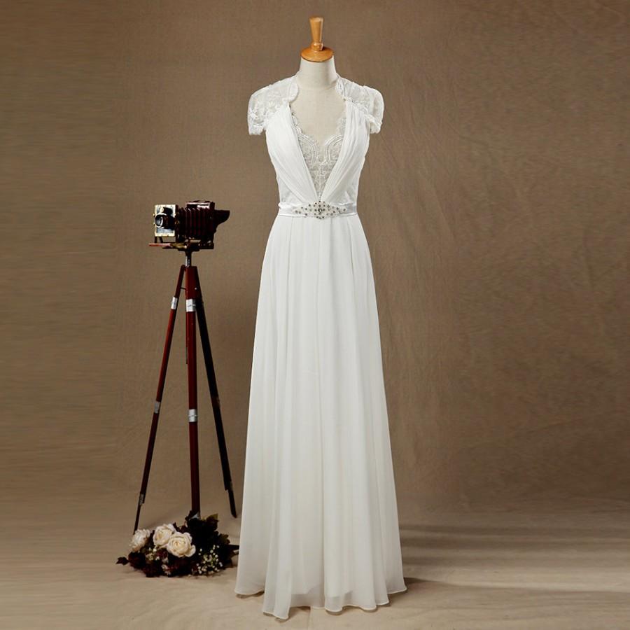 Свадьба - 2016 New Lace Chiffon Wedding dress, Lace Bridesmaid dress, Party dress, Formal dress, Prom Dress,Soft Tulle dress,Elegant Dress,Long dress