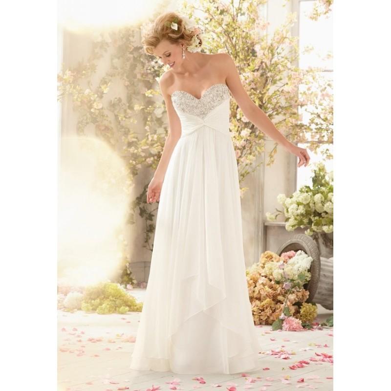 Mariage - Voyage by Mori Lee 6773 Open Back Wedding Dress - Crazy Sale Bridal Dresses