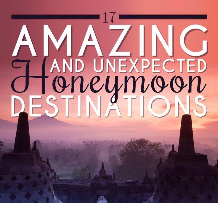 Свадьба - 17 Amazing And Unexpected Honeymoon Destinations