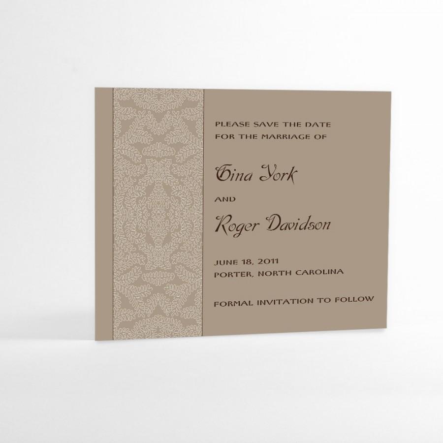 زفاف - Lacey Filigree, Vintage Inspired Save The Date Cards, Traditional and Elegant Wedding Design Available in Your Choice of Color