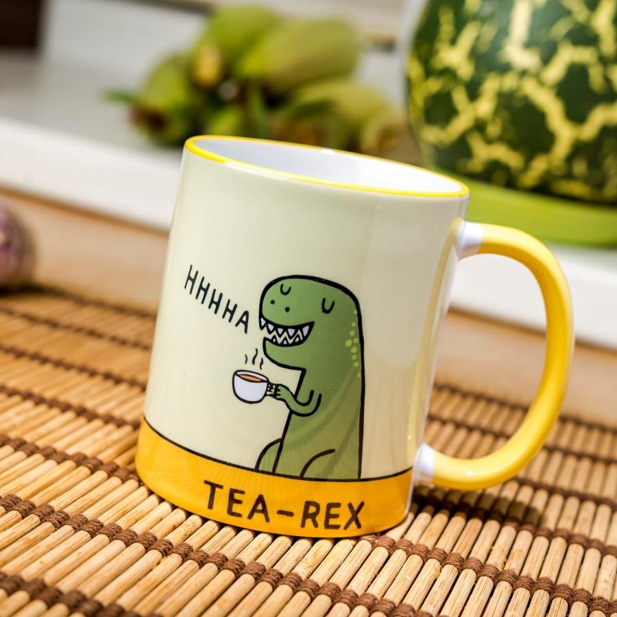 Mariage - Tea Rex mug coffee cup ceramic funny T Dinosaur Jurassic Park novelty gift new