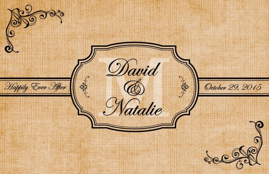 زفاف - Wedding Paper Placemats Premium, Rehearsal Dinner Placemats, Personalized Placemats, Monogrammed Monogram Placemats, Wedding Decorations