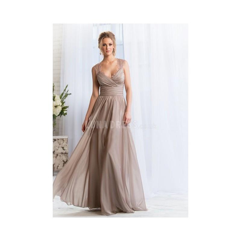 زفاف - Charming Floor Length A line Chiffon With Lace Wedding Guest Dress - Compelling Wedding Dresses