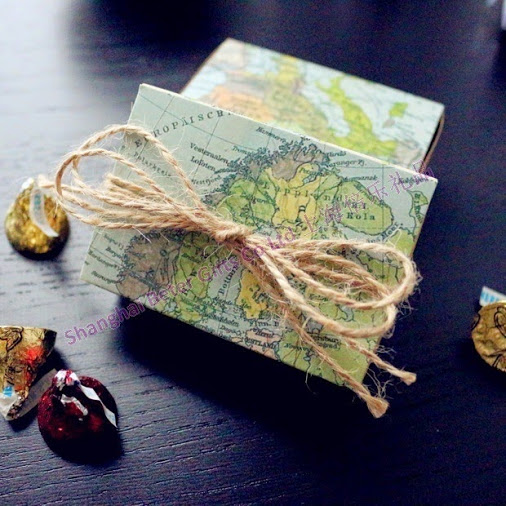 Свадьба - Beter Gifts® Around the World Map Favor Box BETER-TH031 ...