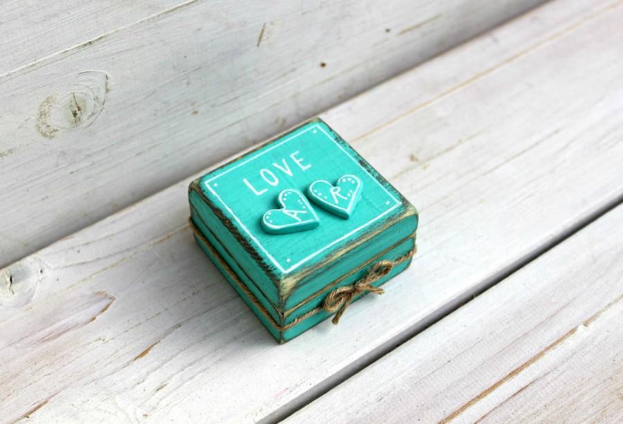 Mariage - Rustic Engagement  ring box, Anniversary gift, Proposal ring box, Ring pillow box, Personalized ring box, Wedding ring pillow