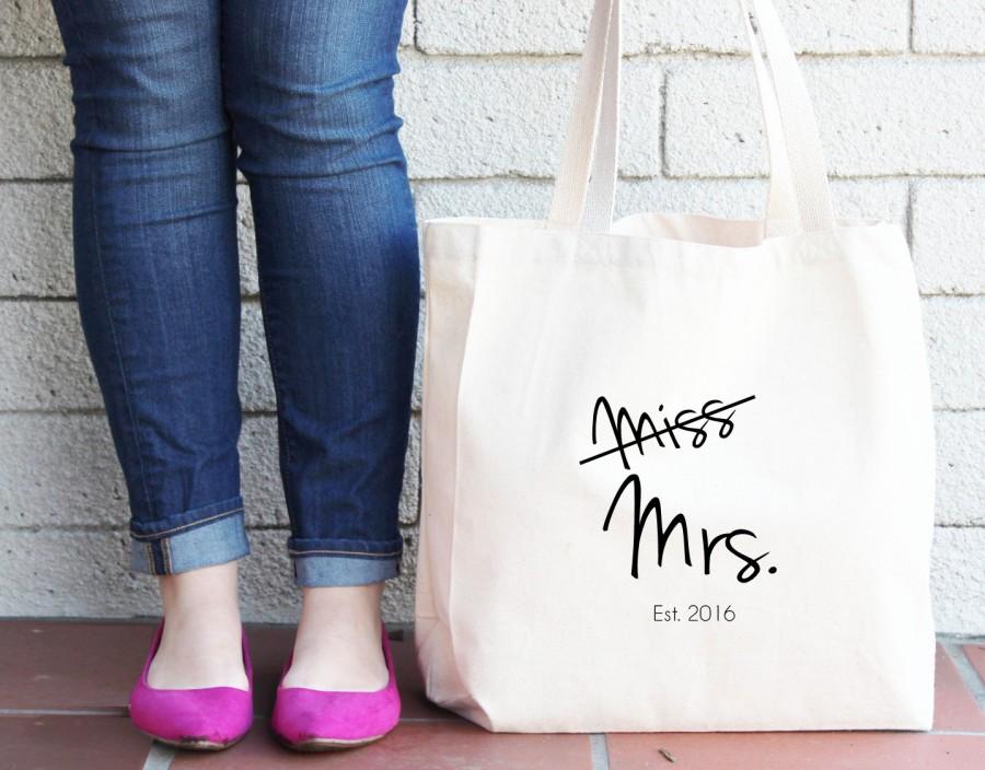 Bride-to-Be Custom Tote Bag - Miss To