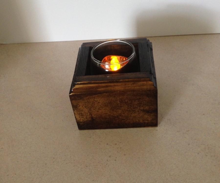 زفاف - Wedding Centerpiece/ Home Decor/Table Decor Handcrafted Candle Holder with LED Tea Light