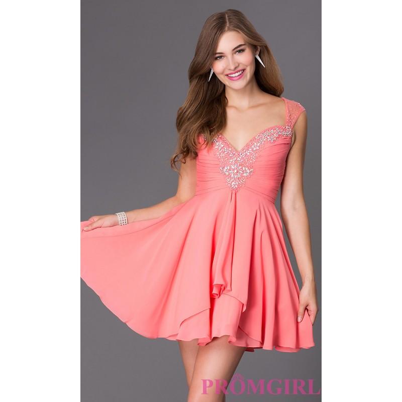 زفاف - Short Sleeveless Sweetheart Dress by Elizabeth K - Discount Evening Dresses 