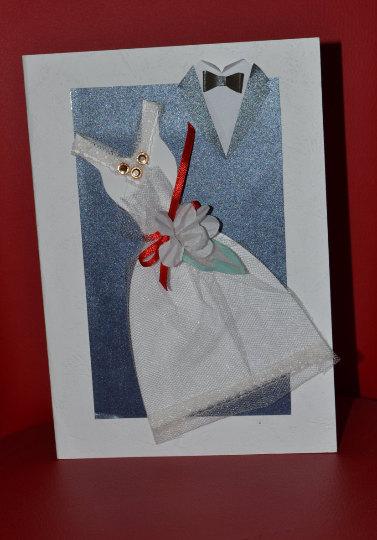 Wedding - Wedding Greeting card, Happy Wedding day, Wedding Congratulations Card, Happy bride and groom, Wedding Wishes card