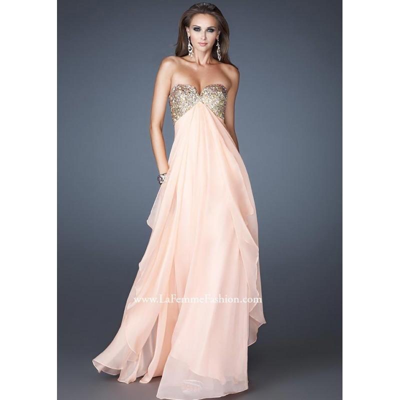 Wedding - La Femme 18774 Chiffon Evening Gown - 2016 Spring Trends Dresses