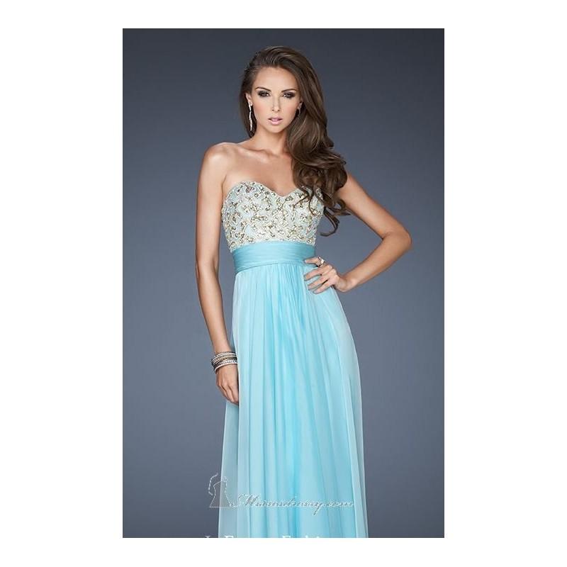 زفاف - 2014 Cheap Strapless Sweetheart Gown by La Femme 18704 Dress - Cheap Discount Evening Gowns