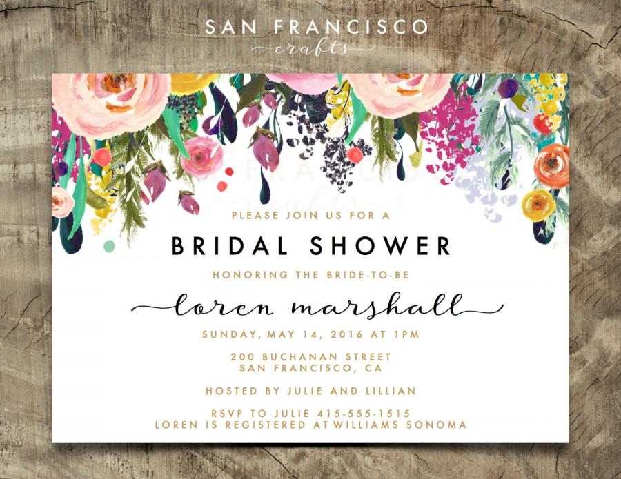 Wedding - Bridal Shower Invitation 