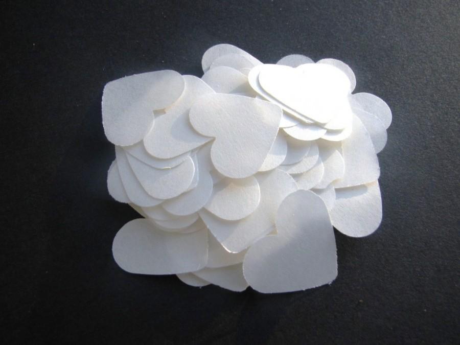 Mariage - ON SALE- 1,000 Dissolving/Biodegradable Heart confetti