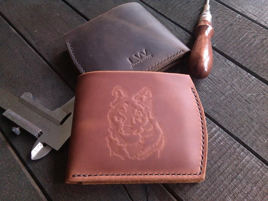 Свадьба - MENS LEATHER WALLET Leather wallet Mens gift
