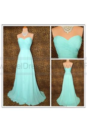 Mariage - A Line Sweetheart Long Floor Length Prom Dresses/Evening Dresses