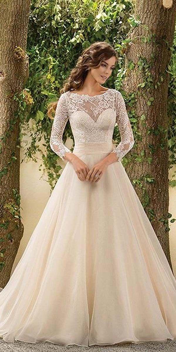 زفاف - 30 Chic Long Sleeve Wedding Dresses