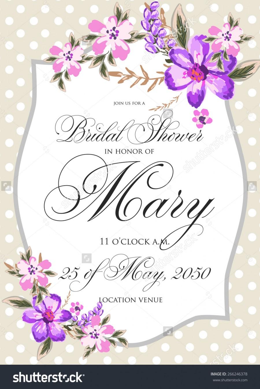Wedding - Bridal Shower Invitation