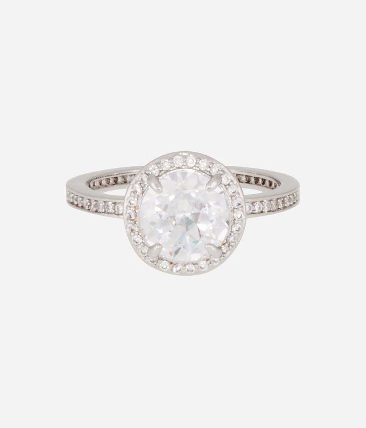 زفاف - Luxe Pave Halo Ring