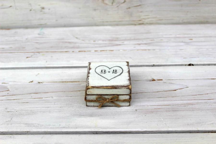 Hochzeit - Rustic Engagement  ring box, Anniversary gift, Proposal ring box, Ring pillow box, Personalized ring box, Wedding ring pillow