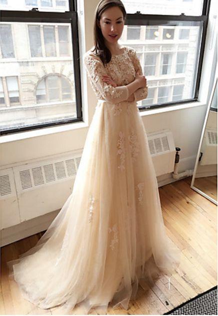 Hochzeit - Boho Wedding Dress - Bohemian Wedding Dress - Lace Wedding Dress - Boho Prom Dress
