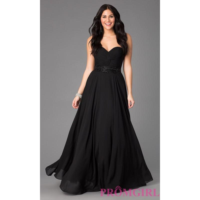 زفاف - Strapless Long Sweetheart Prom Dress - Brand Prom Dresses