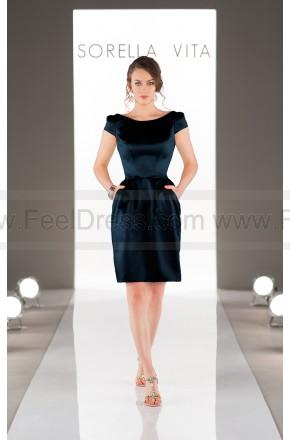 Mariage - Sorella Vita Navy Bridesmaid Dress Style 8562