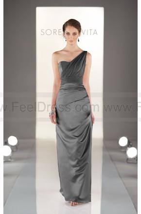 Hochzeit - Sorella Vita Gray Bridesmaid Dress Style 8418