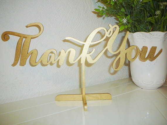 Mariage - Thank You Table Sign for Wedding