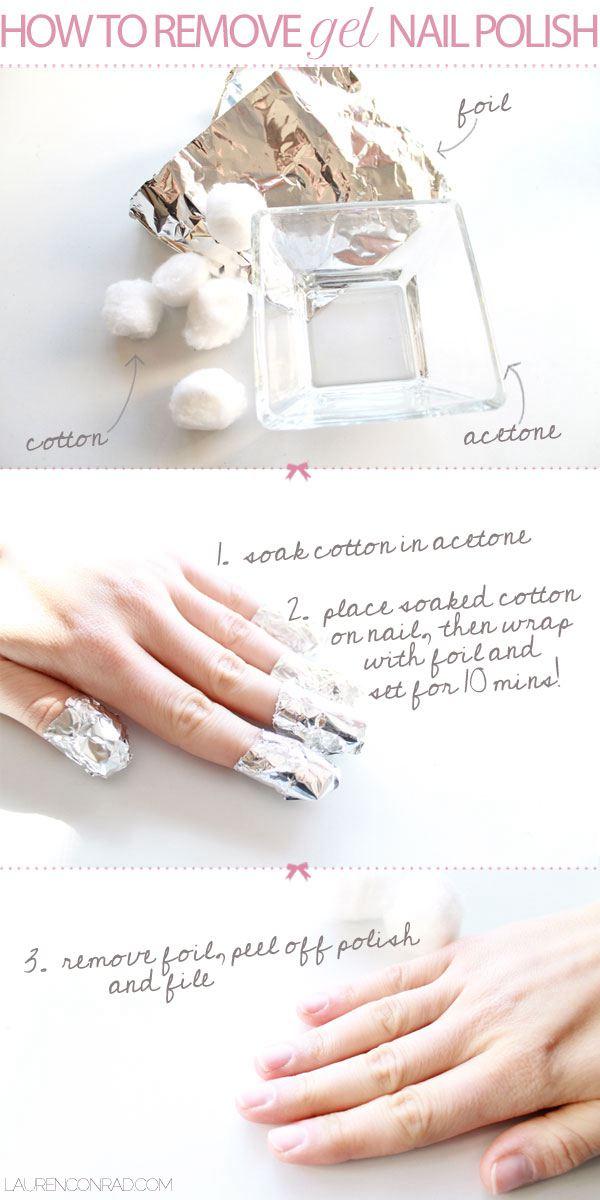 Hochzeit - Nail Files: How To Remove Gel Polish, At Home! - Ladiestylelife.com