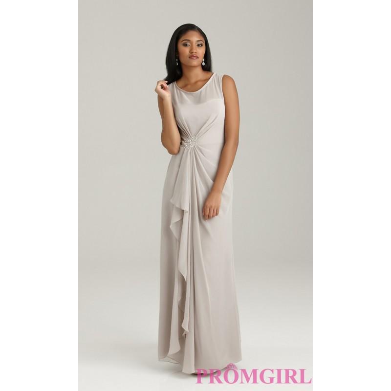 Mariage - Full Length High Neck Bridesmaid Dress - Brand Prom Dresses