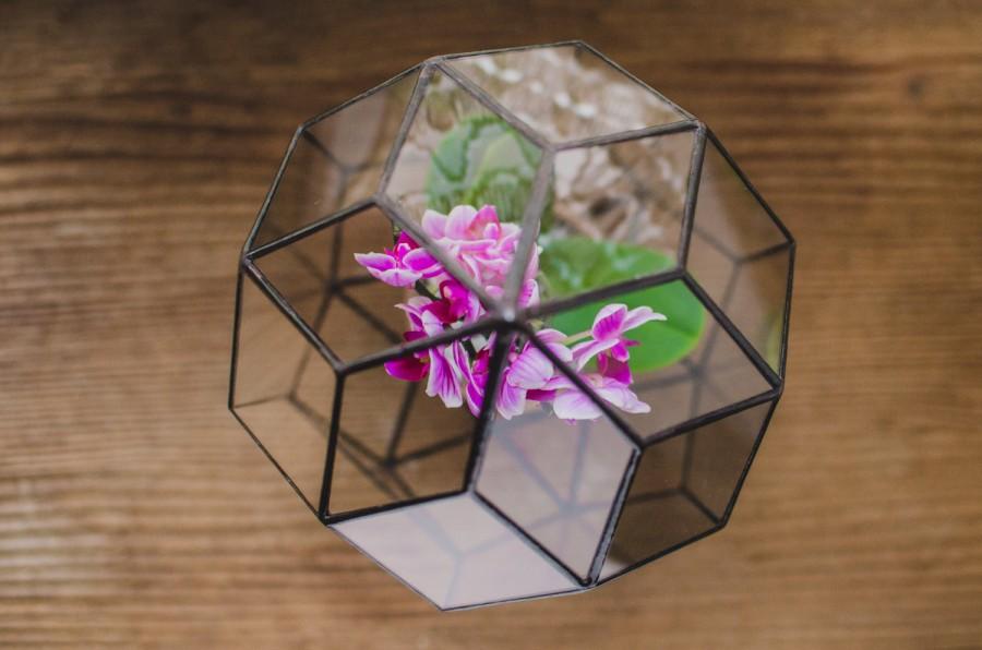 Mariage - Orchid Terrarium Small Rocket, Wedding box, Dwarf Orchid Terrarium