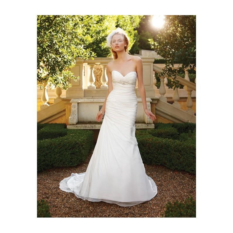 زفاف - Casablanca Bridal 2049 Chiffon Sheath Wedding Dres - Crazy Sale Bridal Dresses