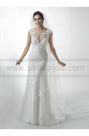 Hochzeit - Maggie Sottero Bridal Gown Savannah Marie / 4MW060