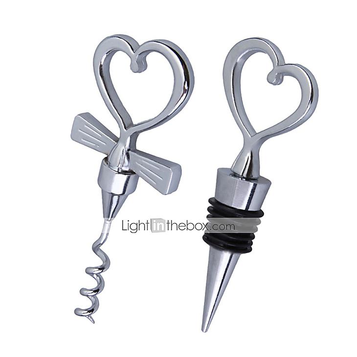 Mariage - Beter Gifts® Sweetheart Bottle Opener and Stopper Practical Barware Tools Kitchen Gifts / Wedding Keepsakes