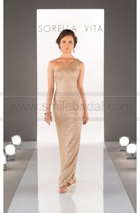 Hochzeit - Sorella Vita One-Shoulder Sequin Bridesmaid Dress Style 8726