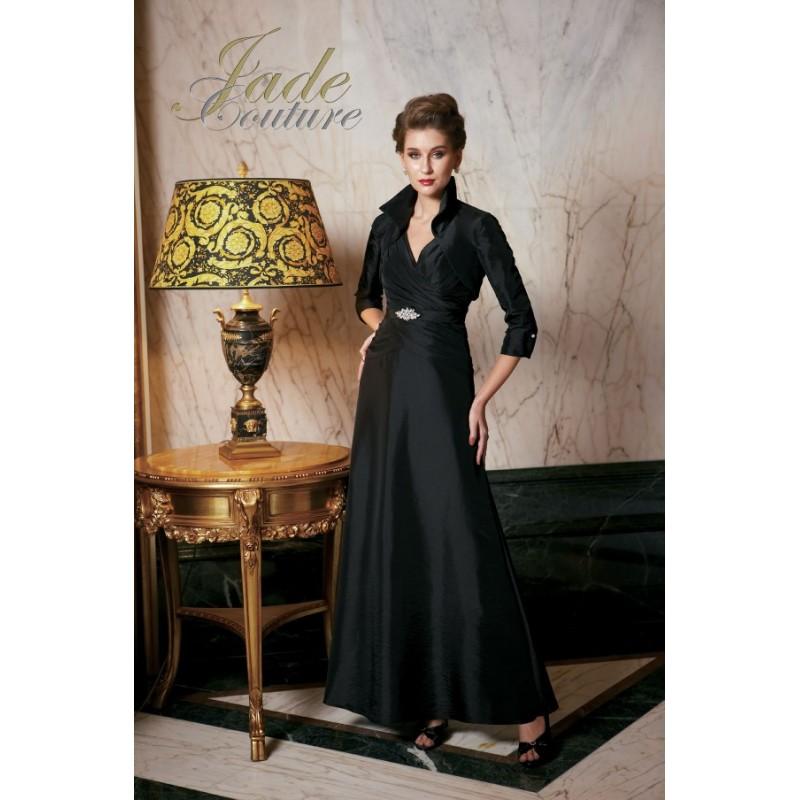 Hochzeit - Jade Couture K2296 - Burgundy Evening Dresses