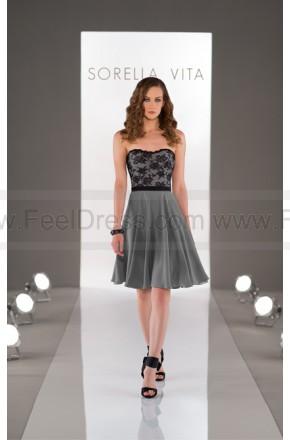 زفاف - Sorella Vita Grey Bridesmaid Dress Style 8456